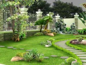 Chăm sóc sân vườn biệt thự Thủ Dầu Một