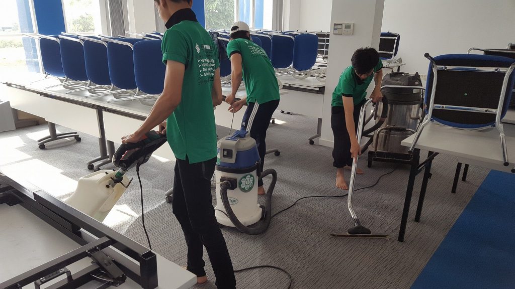 Vệ sinh văn phòng nhà xưởng tại KCN Bình Đường
