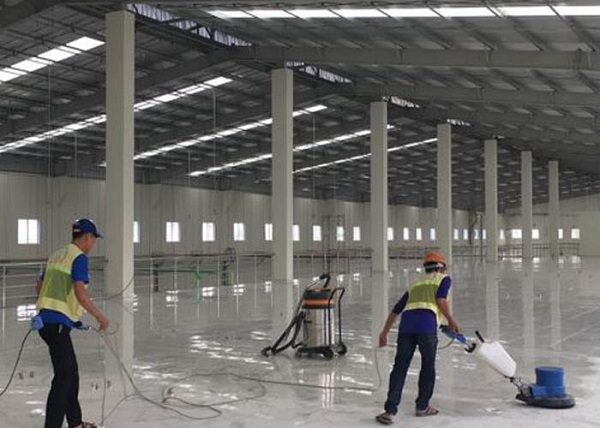 Vệ sinh văn phòng nhà xưởng tại KCN Đồng An