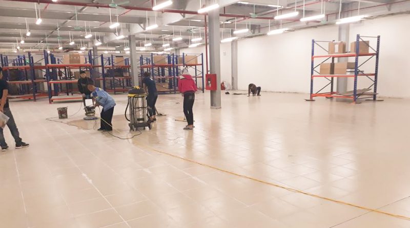 Dịch vụ vệ sinh văn phòng nhà xưởng tại KCN Mai Trung uy tín