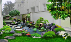 thi công cảnh quan tại KCN Đồng An