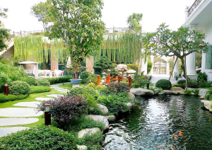 thi công cảnh quan tại KCN Việt Hương