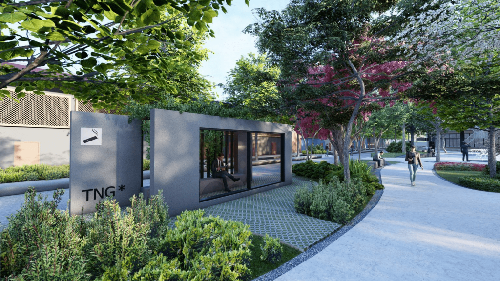 Thi công cảnh quan Thới Hòa