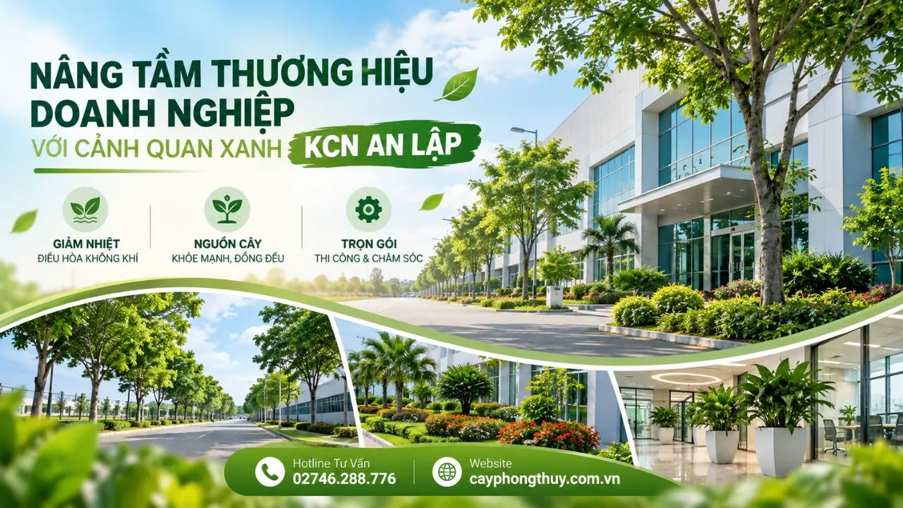 Cung cấp cây xanh tại KCN An Lập