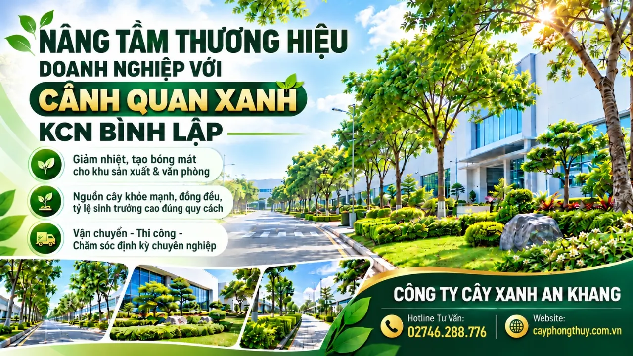 Cung cấp cây xanh tại KCN Bình Lập
