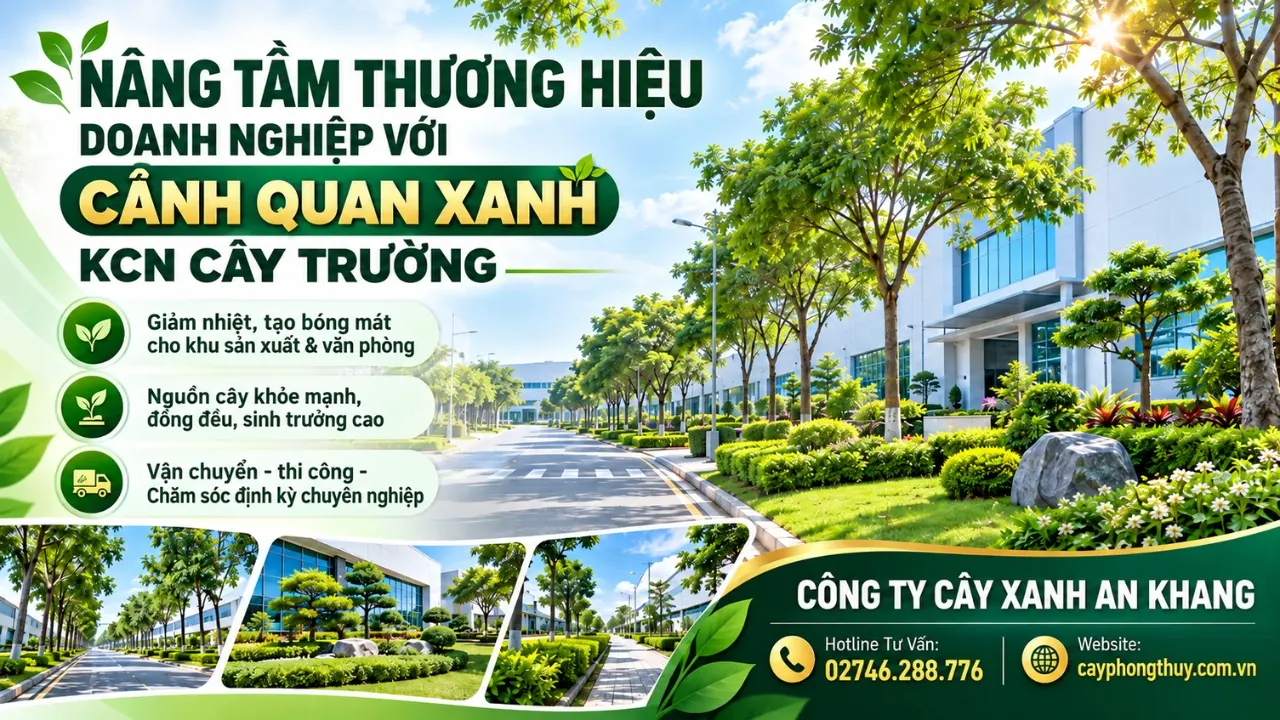 Cung cấp cây xanh tại KCN Cây Trường